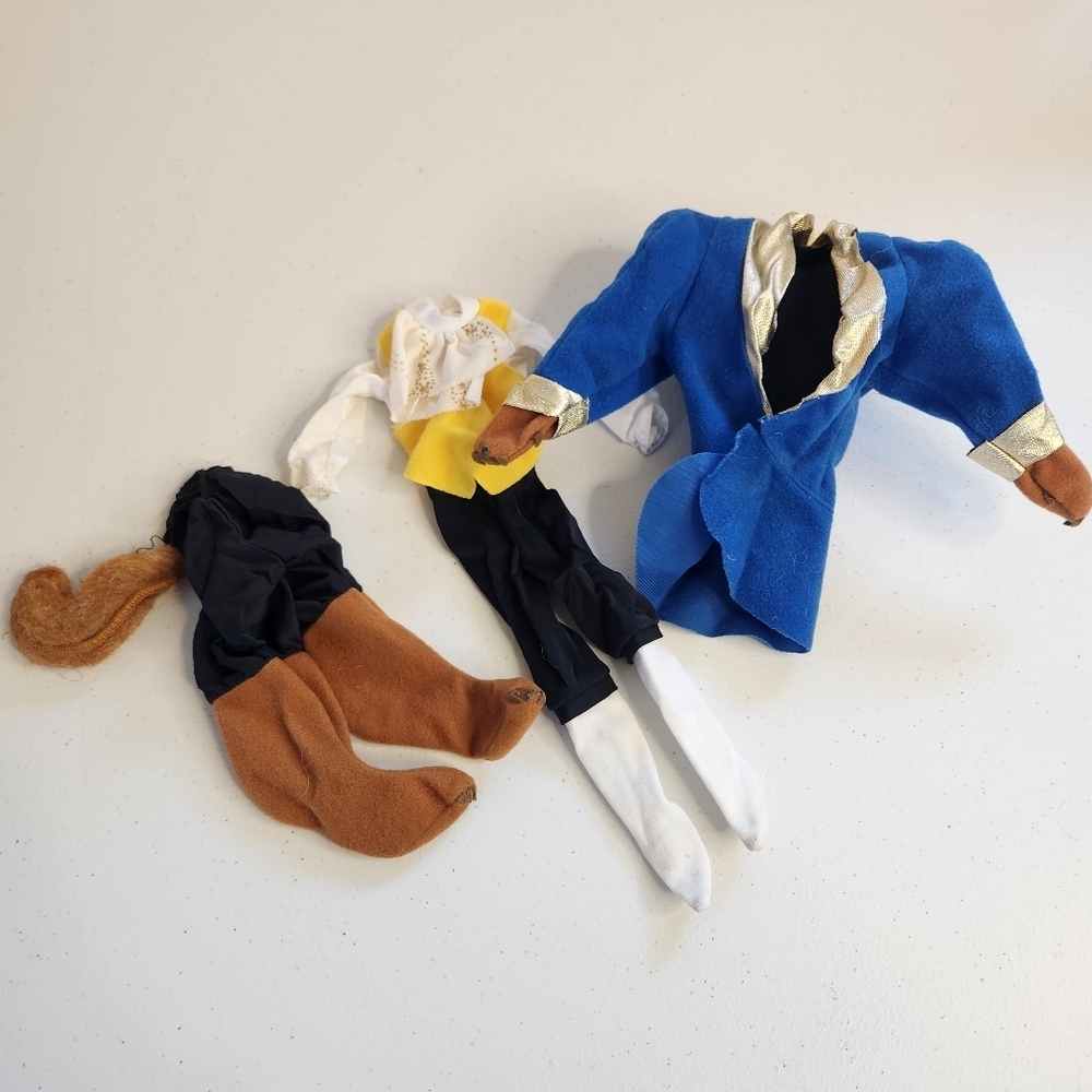 Barbie Clothing vintage The beauty and the Beast 1991 Ken Clothes Costume